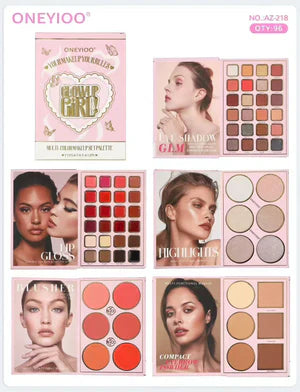 ONEYIOO - 5-in-1 Multi-Color Makeup Palette