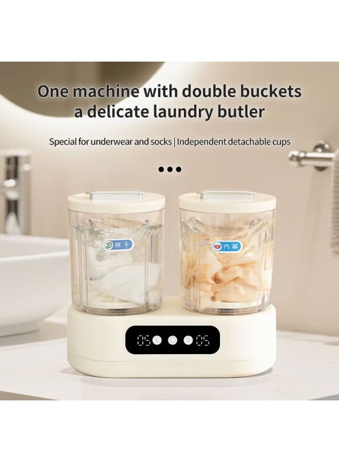 Double-Bucket Mini Washing Machine Ⓢ