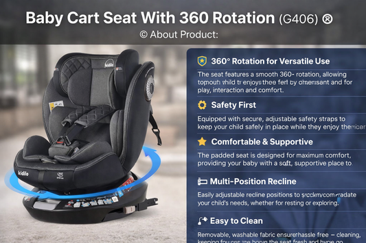 Baby Cart Seat With 360 Rotation (G406) ©
