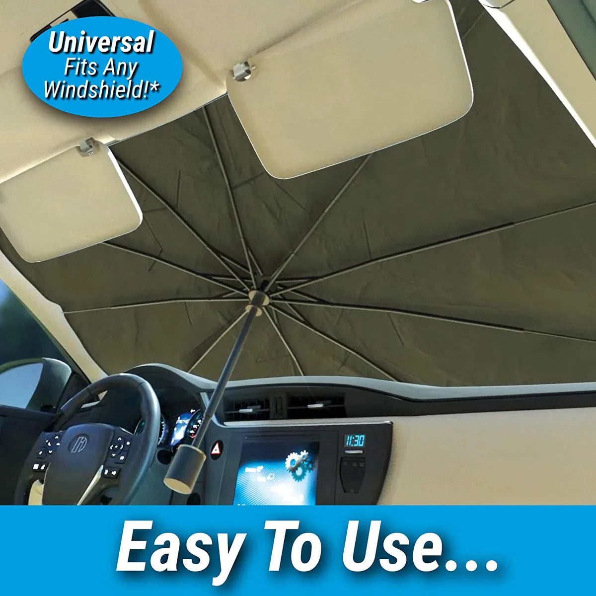 Car Windshield Sun Shade واقي شمس للزجاج الأمامي للسيارة