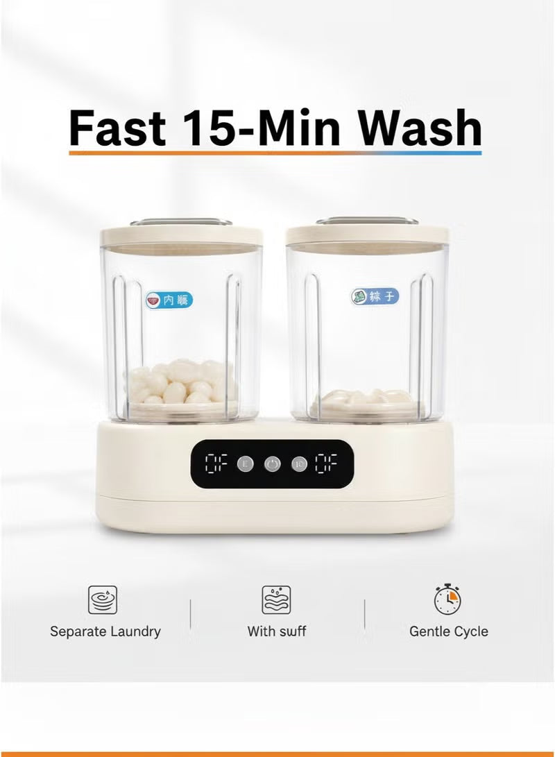 Double-Bucket Mini Washing Machine Ⓢ