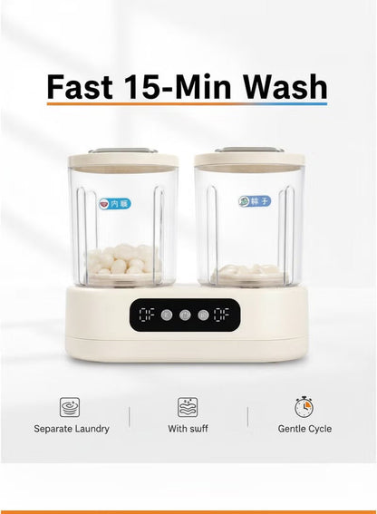 Double-Bucket Mini Washing Machine Ⓢ