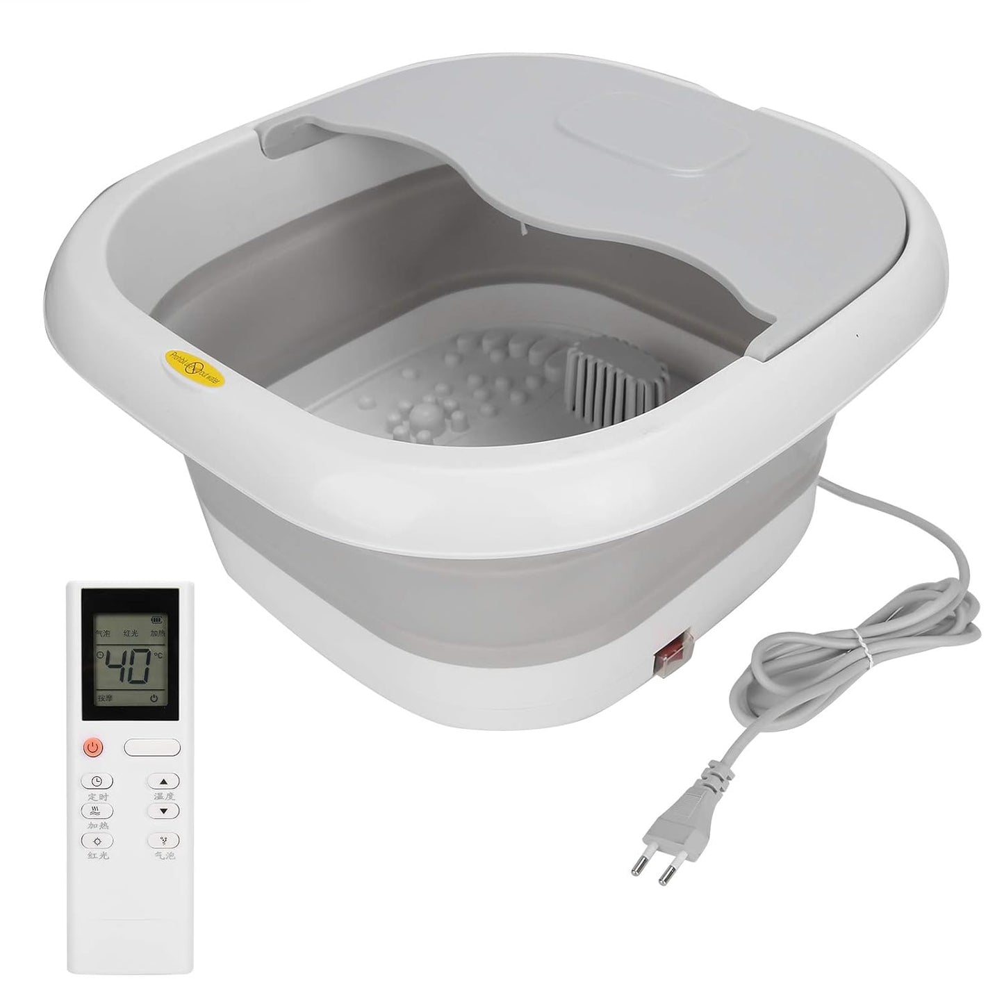 Foot Massage Bucket, Maintain A Constant Temperature Foldable Design Heating Foot Bath Machine For Foot