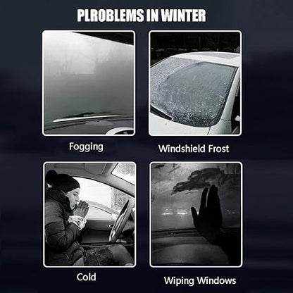 Portable Car Heater Car Fan 12V 150W Heating and Cooling Mode Windshield Defrost Defogger