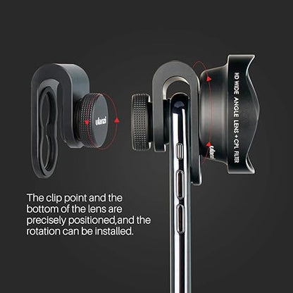 Ulanzi Wide-Angle Mobile Phone Lens Slr Camera External HK 4D Fisheye Lens
