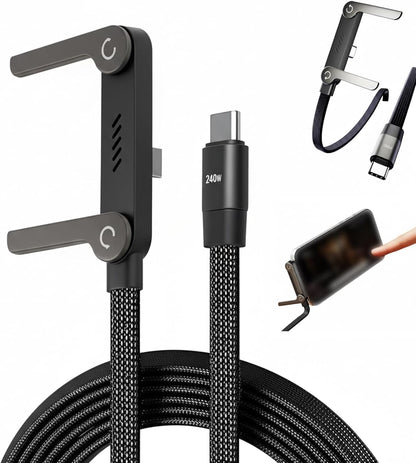 360 Type C cable & folding stand