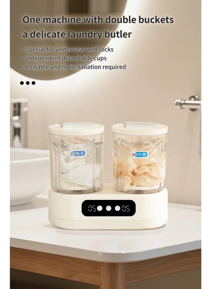 Double-Bucket Mini Washing Machine Ⓢ