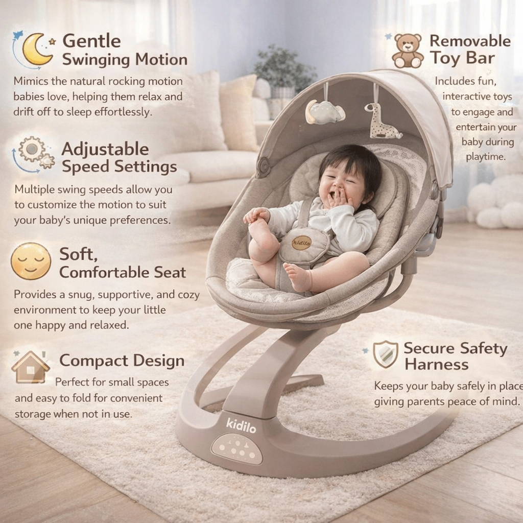 Baby Swing Cot (B05D) ©