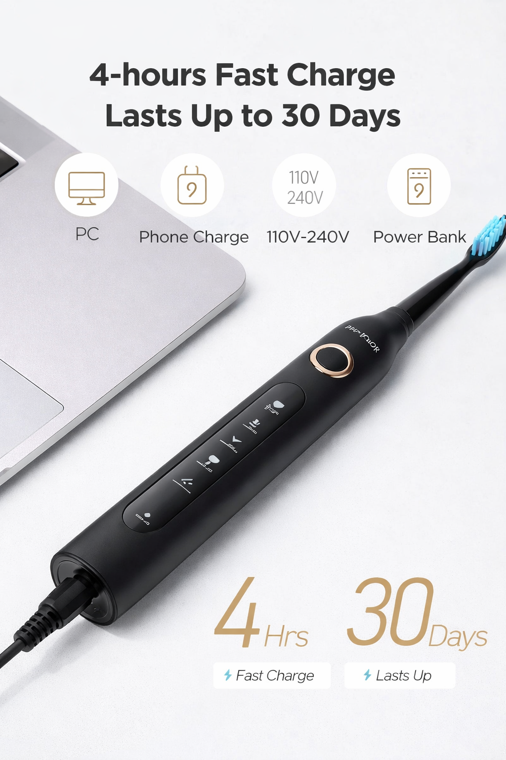 Fairywill Electric Toothbrush & Water Flosser