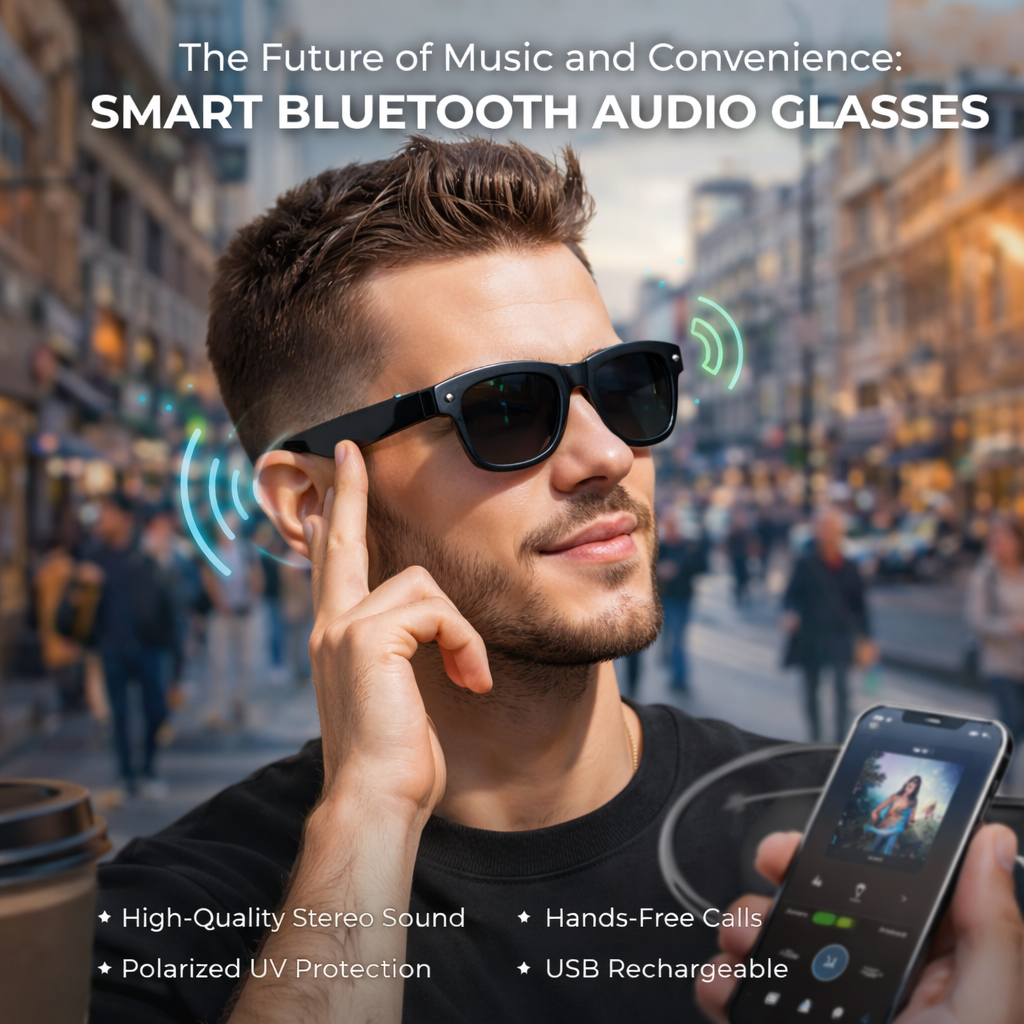Smart Bluetooth Audio Glasses © Ⓢ