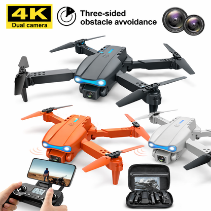 E99 Foldable HD Camera Drone – WiFi FPV, 360° Flip, Altitude Hold, LED Lights 🚁