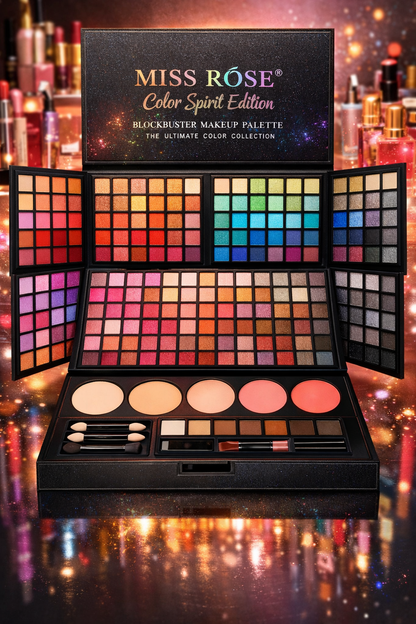 MISS ROSE® Blockbuster Makeup Palette – Color Spirit Edition (The Ultimate Color Collection)
