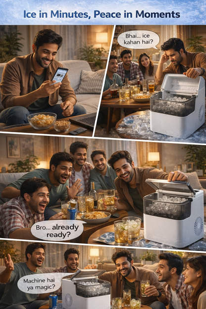 Portable Ice Maker Machine – Fast, Compact & Powerful