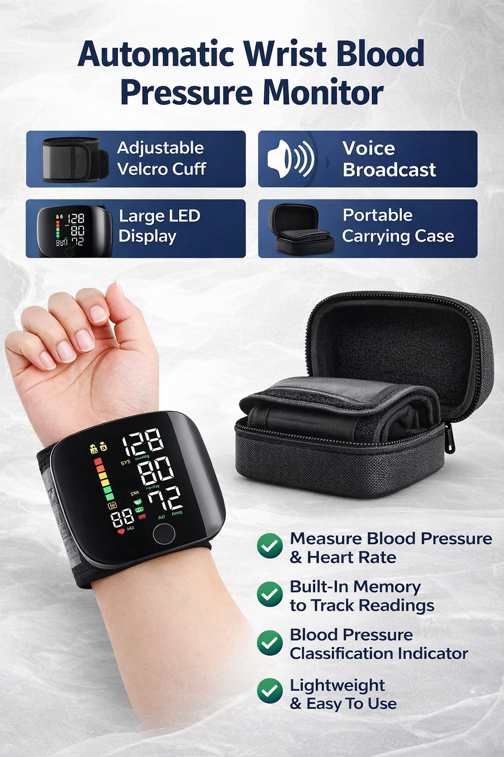 Automatic Wrist Blood Pressure Monitor