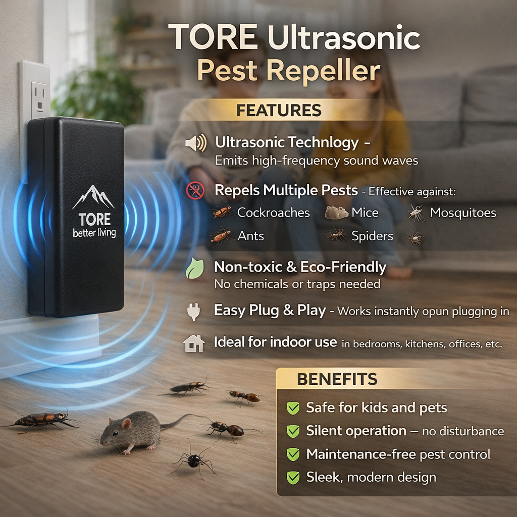 Tore - Ultrasonic Pest Repeller