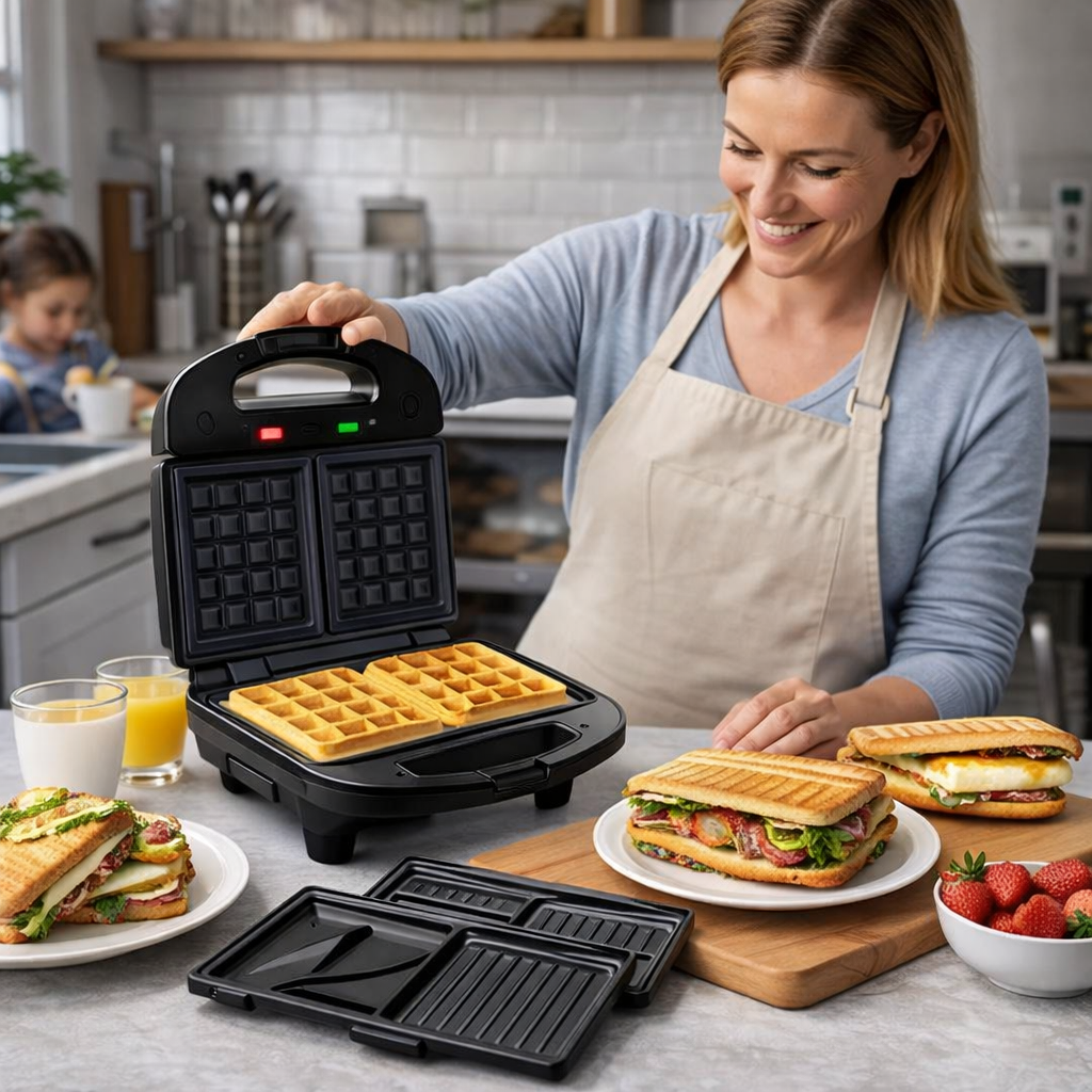 3-in-1 Multiplate Sandwich Maker ©