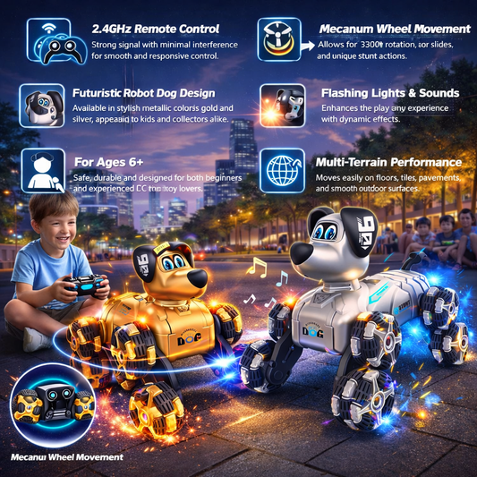 RC Stunt Robot Dog