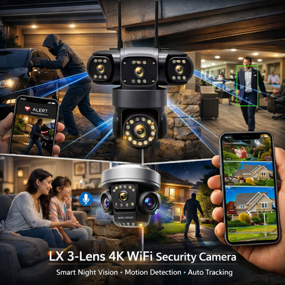 LX - Triple-Lens Security Camera ©