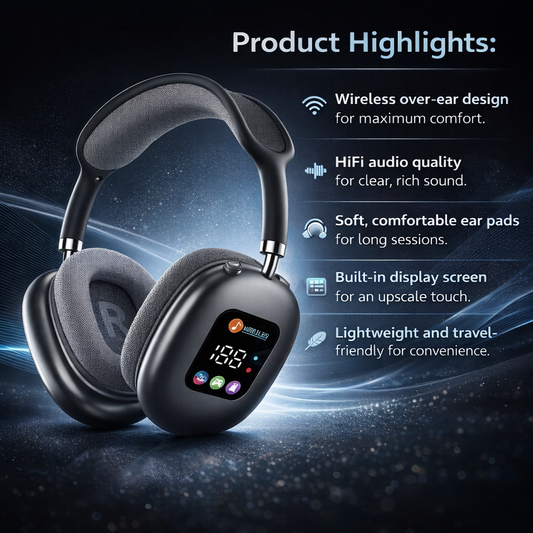 AKZ - Wireless Over-Ear Headphones