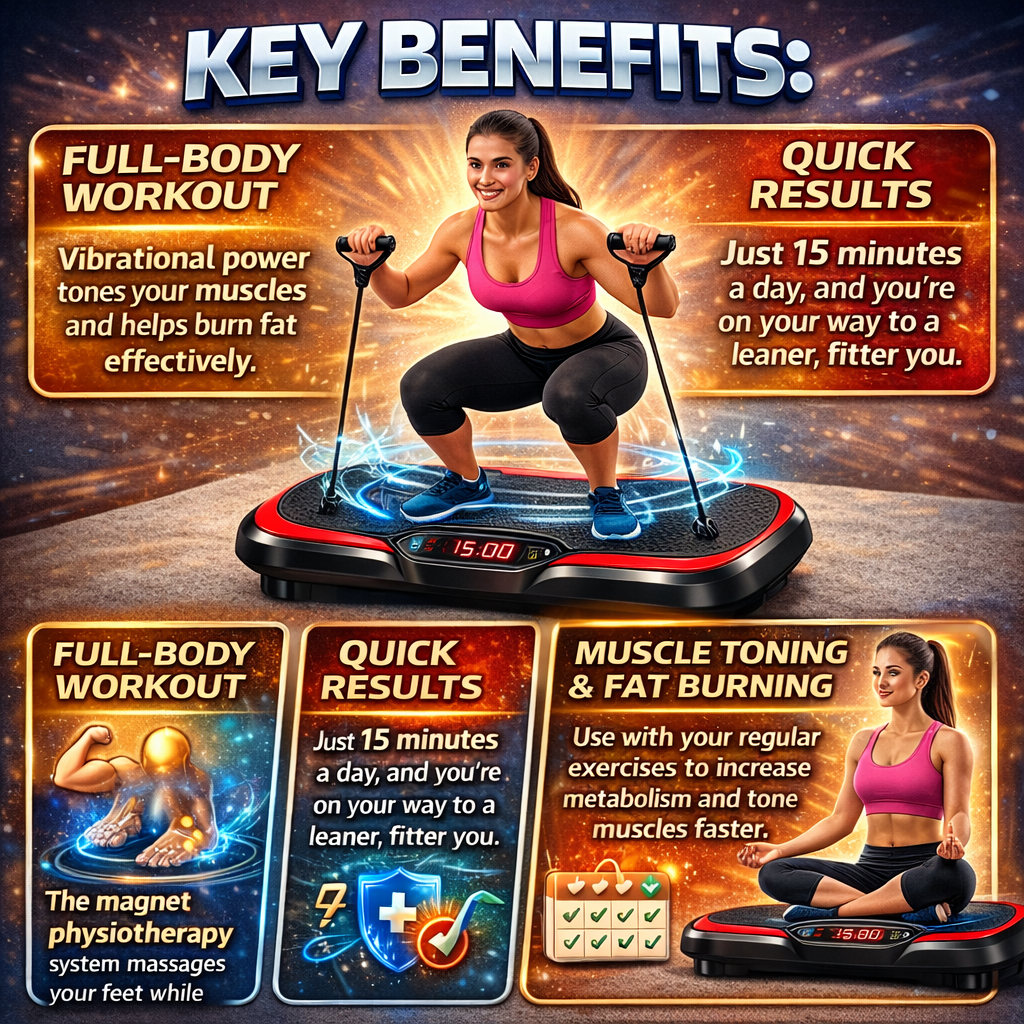 Weight Loss Vibration Machine with bluetooth
