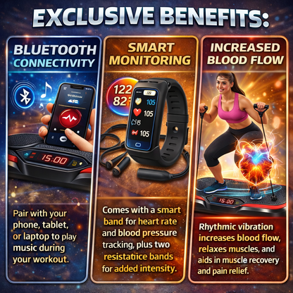 Weight Loss Vibration Machine with bluetooth