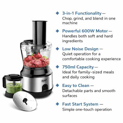 RAF - 3-in-1 Food Processor © Ⓢ