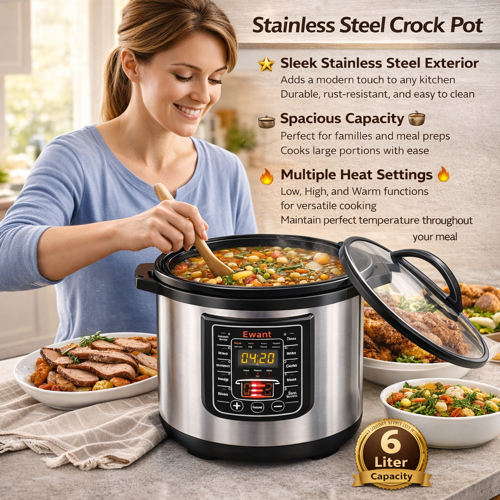 Stainless Steel Crock Pot ©