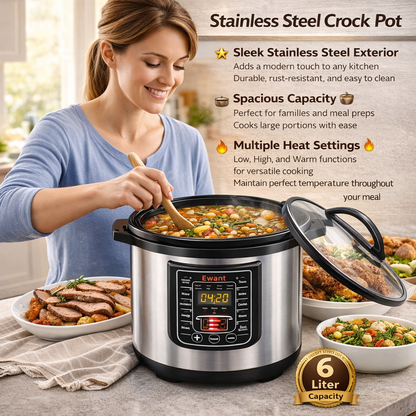 Stainless Steel Crock Pot ©
