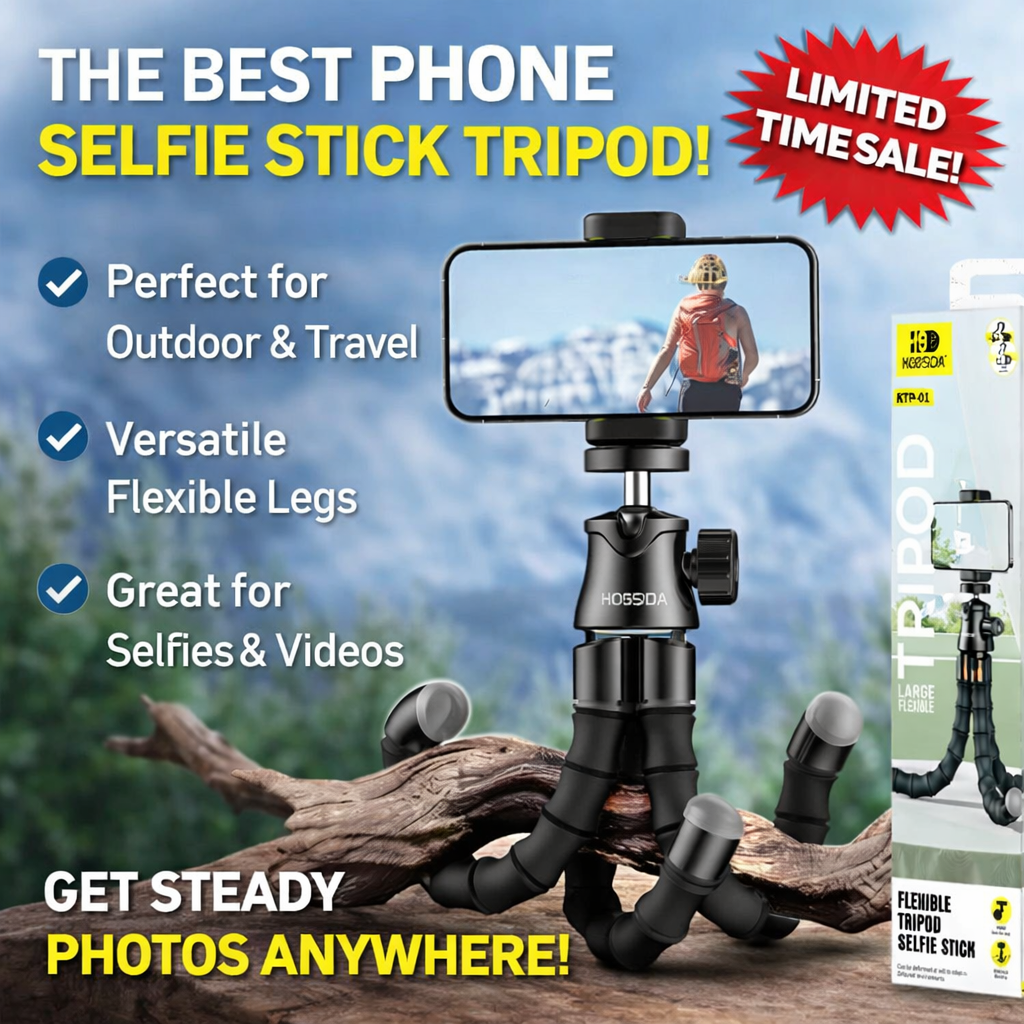 Hoosda - Flexible Selfie Stick 30 Days Replacement Warranty