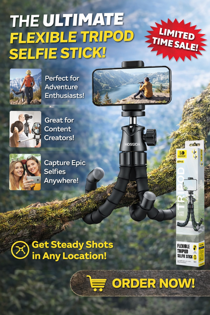 Hoosda - Flexible Selfie Stick 30 Days Replacement Warranty