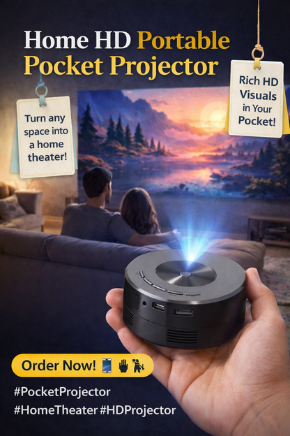 Home HD Portable Pocket Projector