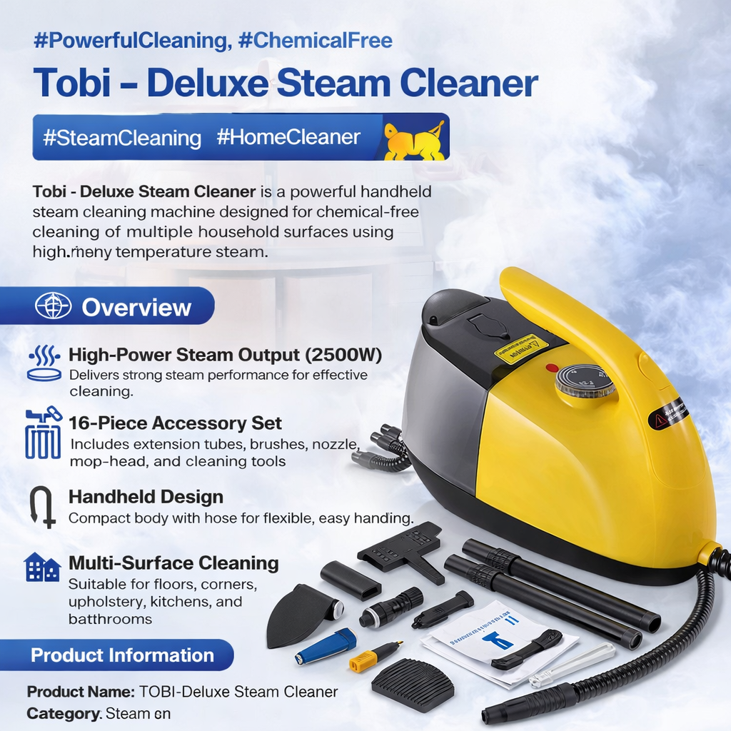 Tobi - Deluxe Steam Cleaner