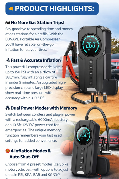 Jump Starter With Air Pump
