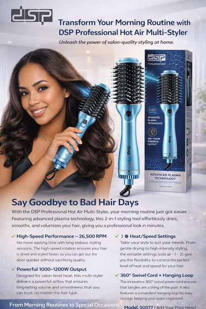 DSP - Professional Hot Air Multi-Styler