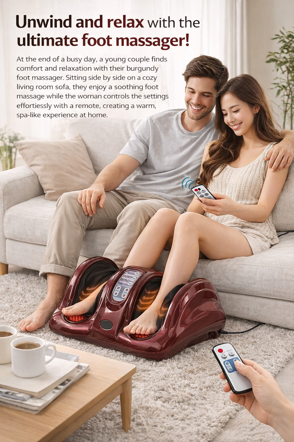 Electric Foot Rest Massager
