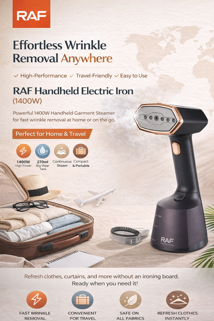 RAF Handheld Electric Iron (1400W)