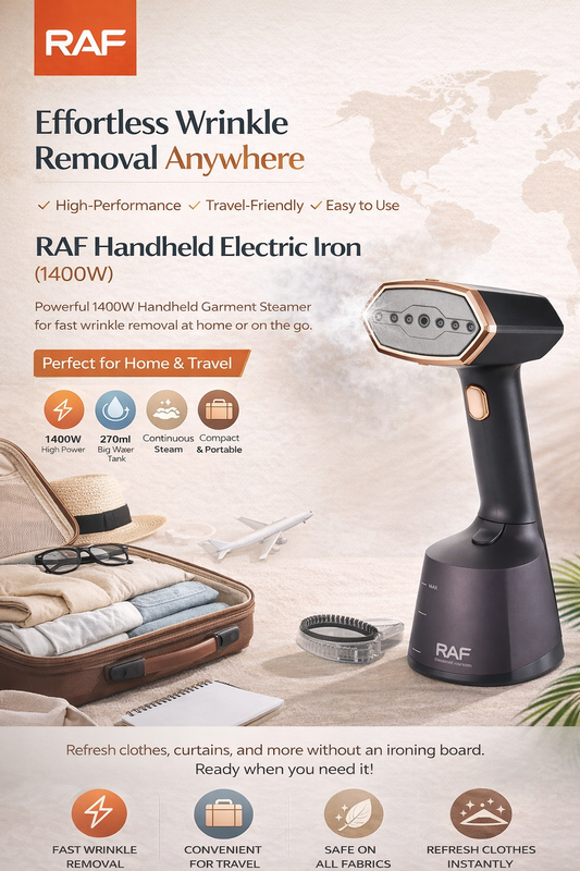 RAF Handheld Electric Iron (1400W)