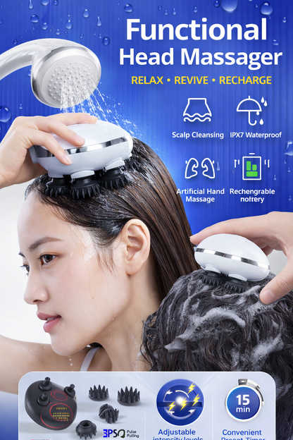 Functional Head Massager