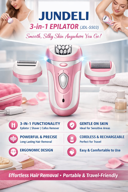 Jundeli - 3-in1 Epilator (JDL-5503)