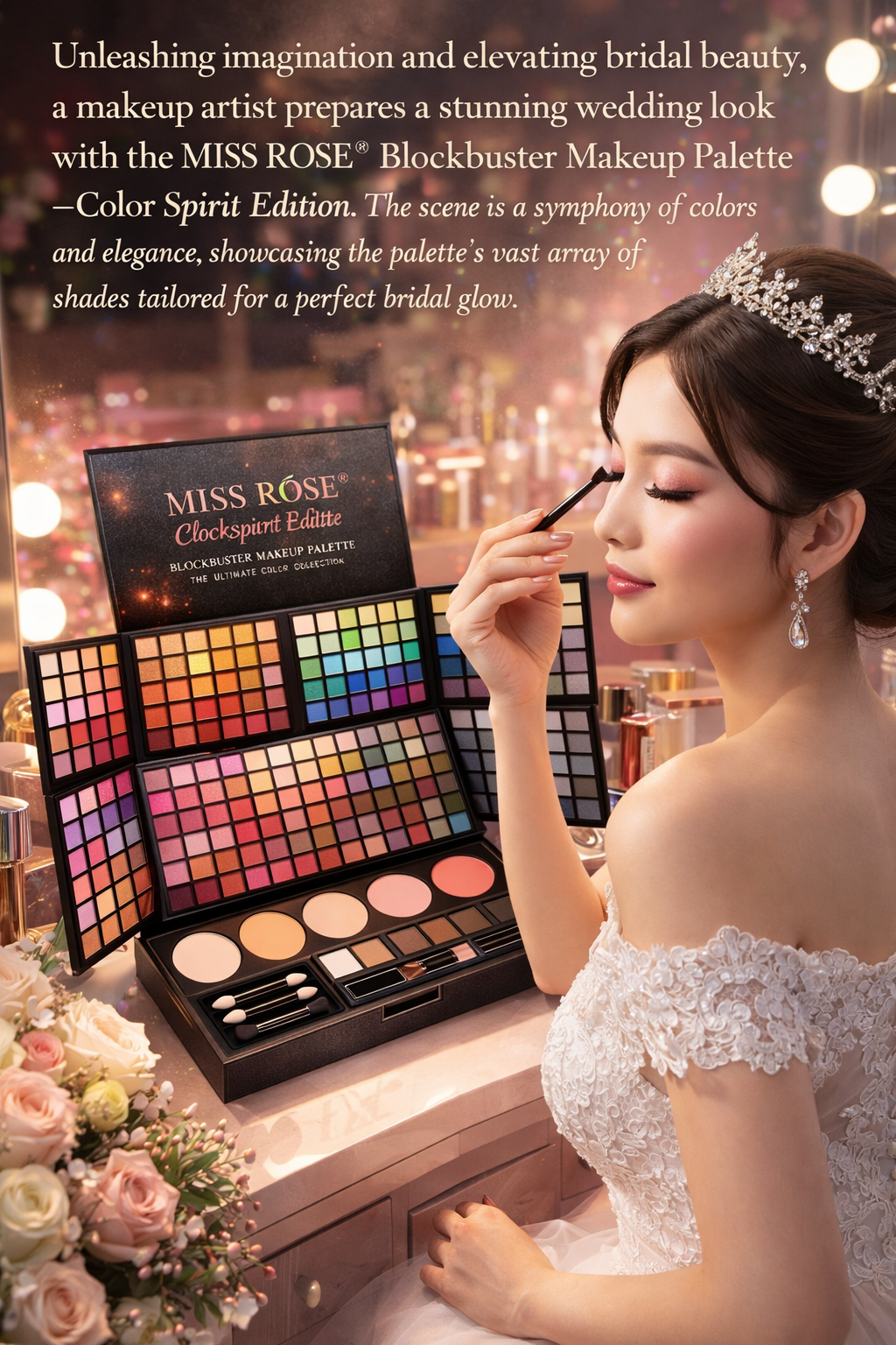 MISS ROSE® Blockbuster Makeup Palette – Color Spirit Edition (The Ultimate Color Collection)