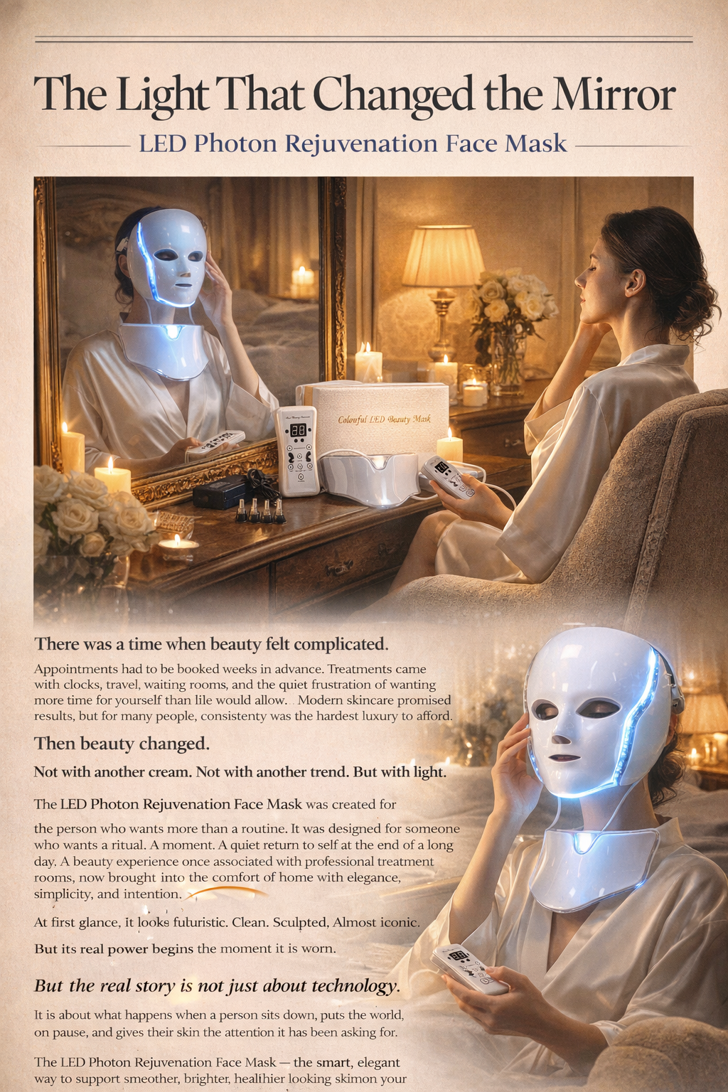 LED Photon Rejuvenation Face Mask