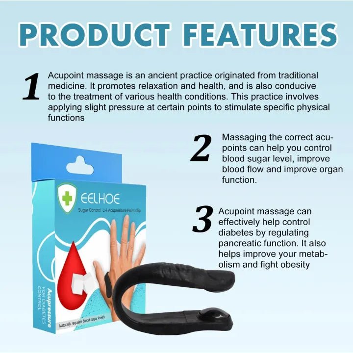 EELHOE - Sugar Control L14 Acupressure Point Clip (Original)