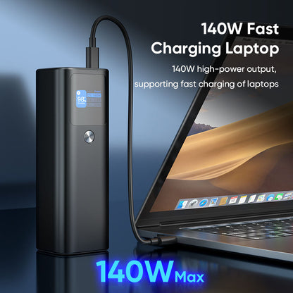 Hoco Power Bank (17B) – Ultra-Fast 100W Beast That Keeps You Powered Non-Stop!