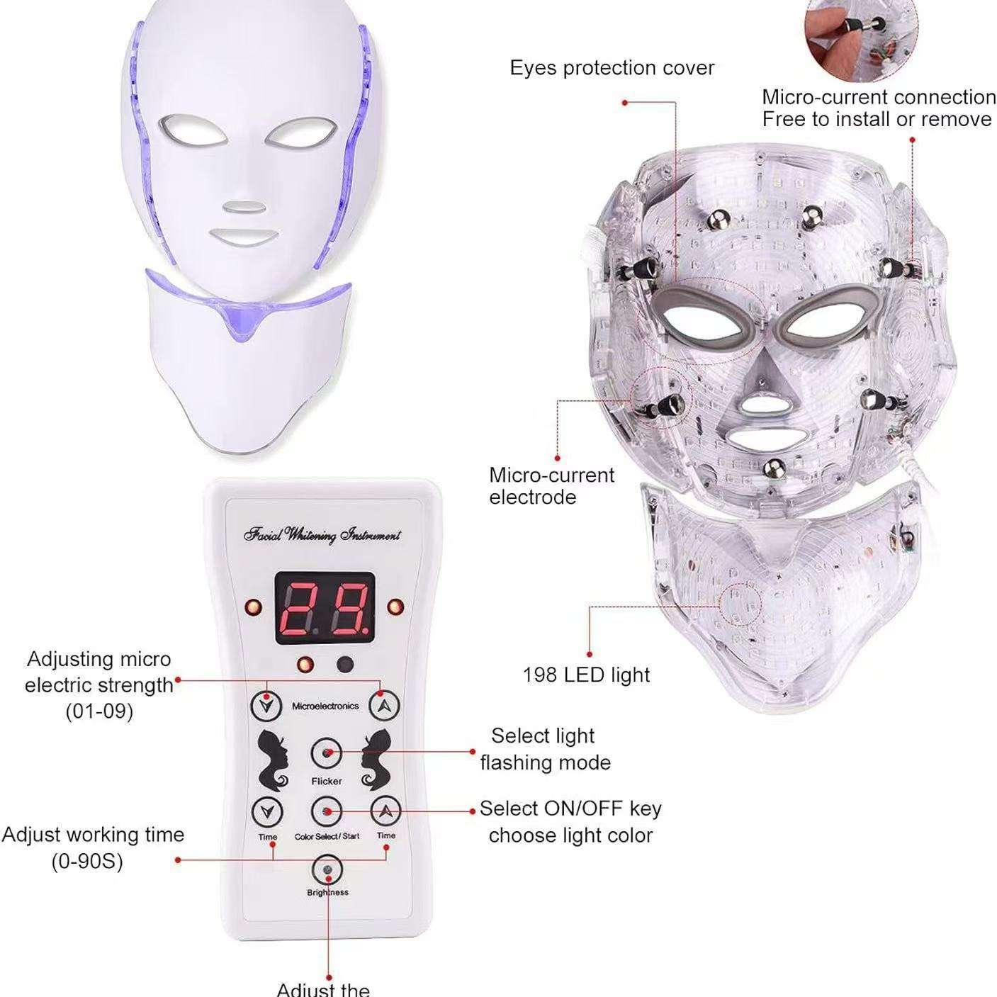 LED Photon Rejuvenation Face Mask