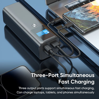 Hoco Power Bank (17B) – Ultra-Fast 100W Beast That Keeps You Powered Non-Stop!