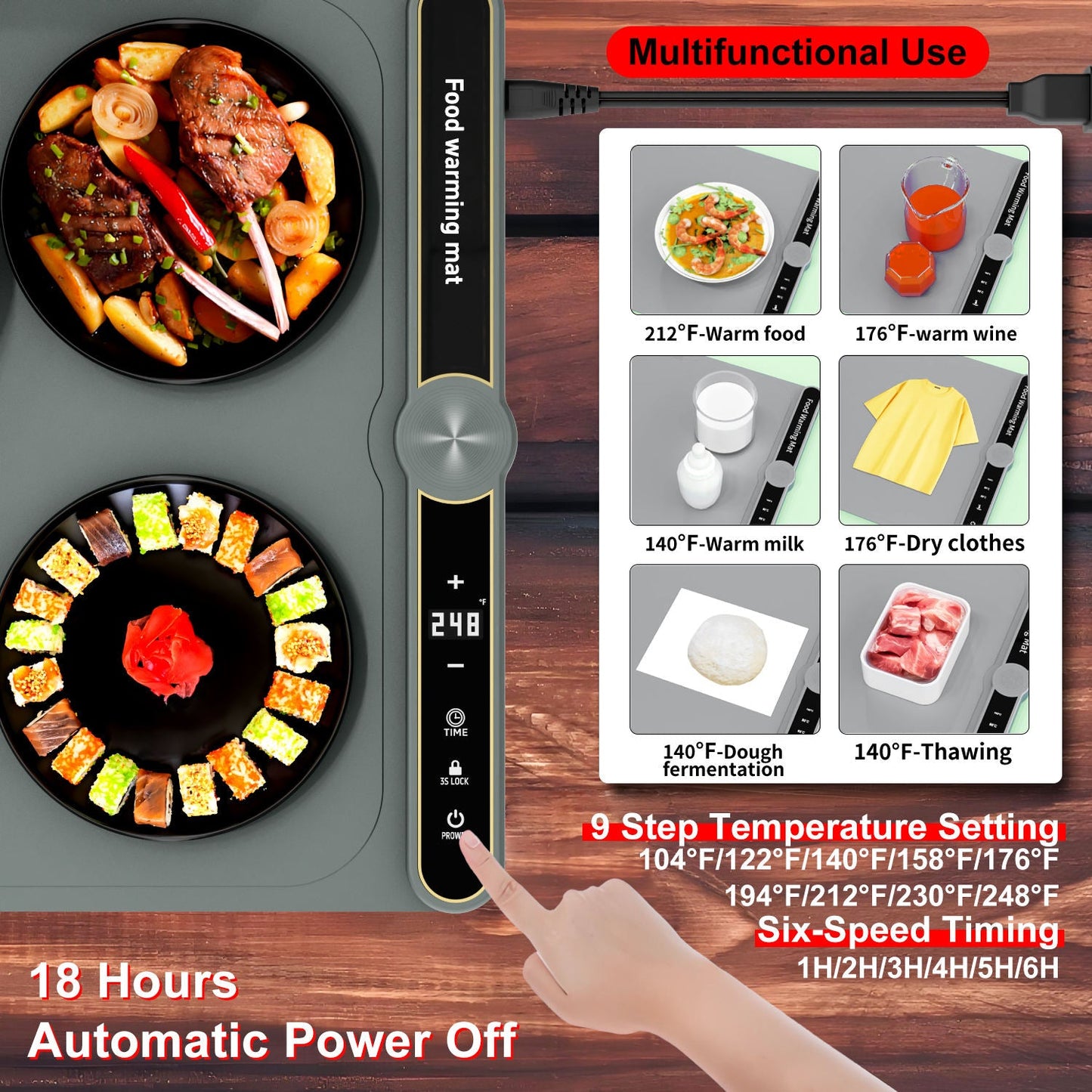 Flexible Warming Tray Ⓢ