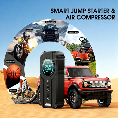 Jump Starter With Air Pump