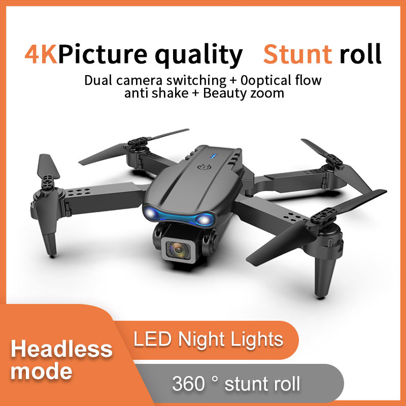 E99 Foldable HD Camera Drone – WiFi FPV, 360° Flip, Altitude Hold, LED Lights 🚁