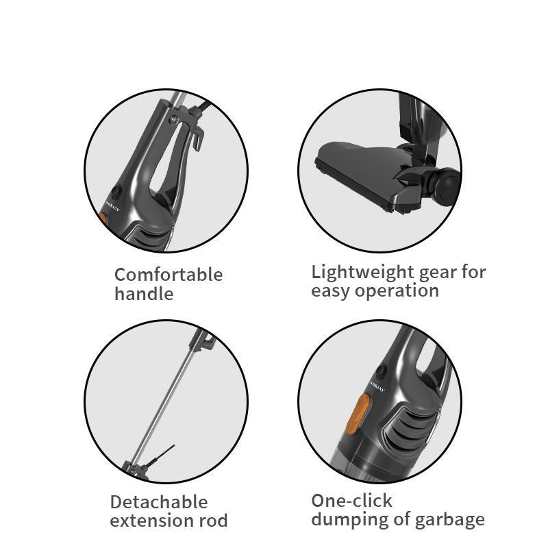 Handheld Vacuum Cleaner V1 – 650W High Power | 14KPa Strong Suction | 2-in-1 Multi-Surface Cleaning