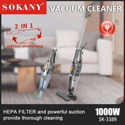 Handheld Vacuum Cleaner V1 – 650W High Power | 14KPa Strong Suction | 2-in-1 Multi-Surface Cleaning